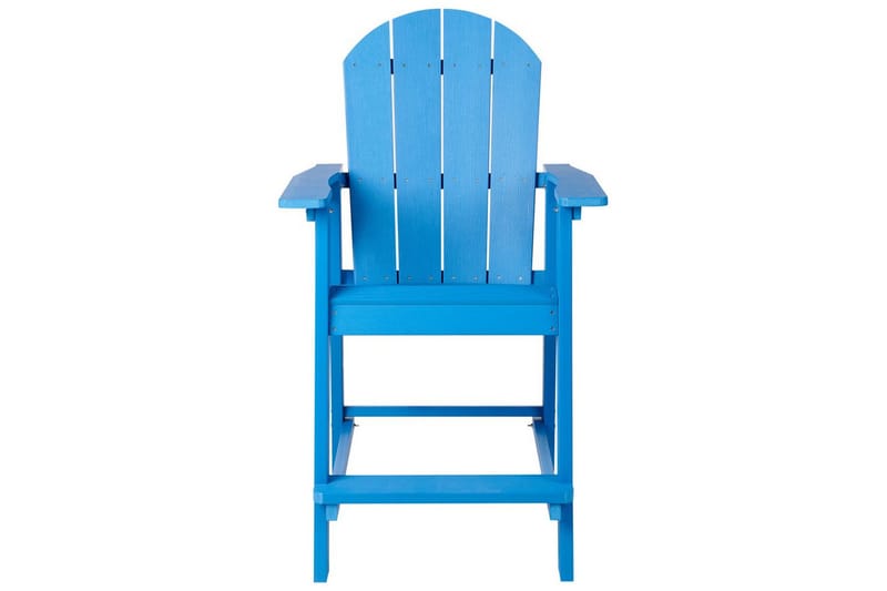 Cafeset Beliani Adirondack Blå blue - Puutarhakalusteet - Parveke - Parvekekalusteet - Parvekesetti