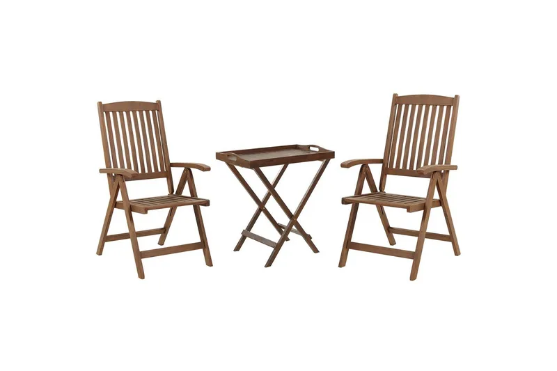 Cafeset Beliani Amantea Dark wood, undefined