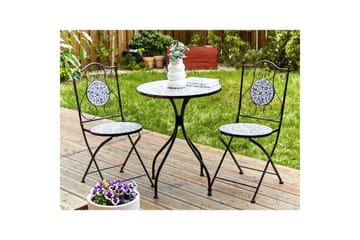 Cafeset Beliani Camprena Black - Puutarhakalusteet - Parveke - Parvekekalusteet - Parvekesetti