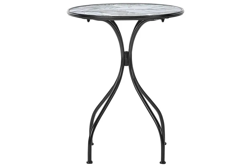 Cafeset Beliani Cozzana Black - Puutarhakalusteet - Parveke - Parvekekalusteet - Parvekesetti