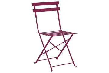 Cafeset Beliani Fiori Blå Wine red - Puutarhakalusteet - Parveke - Parvekekalusteet - Parvekesetti