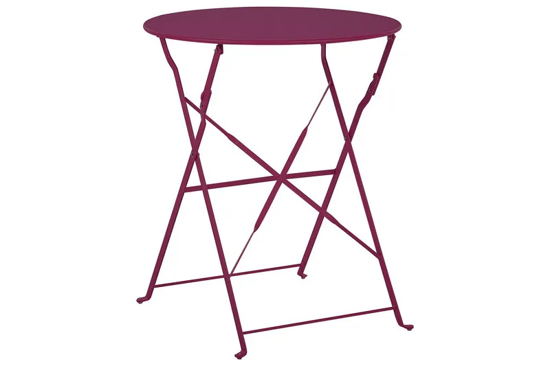 Cafeset Beliani Fiori Blå Wine red - Puutarhakalusteet - Parveke - Parvekekalusteet - Parvekesetti
