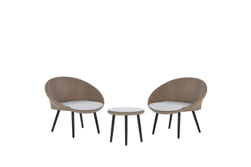Cafeset Beliani Ortigia Ljusbeige, undefined