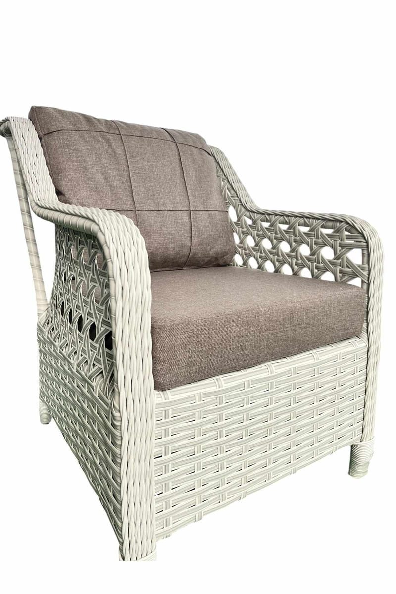 Garden Lounge Set Atelier Del Sofa Rondi (175 x 78 x 60 cm) Maidonruskea - Maitokahvinruskea - Puutarhakalusteet - Parveke - Parvekekalusteet - Parvekesetti