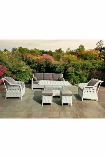 Garden Lounge Set Atelier Del Sofa Rondi (175 x 78 x 60 cm) Maidonruskea