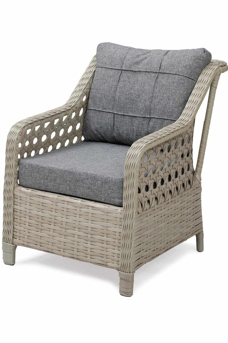 Garden Lounge Set Atelier Del Sofa Rondi (175 x 78 x 60 cm) Tummanharmaa hunaja - Tummanharmaa, hunaja - Puutarhakalusteet - Parveke - Parvekekalusteet - Parvekesetti