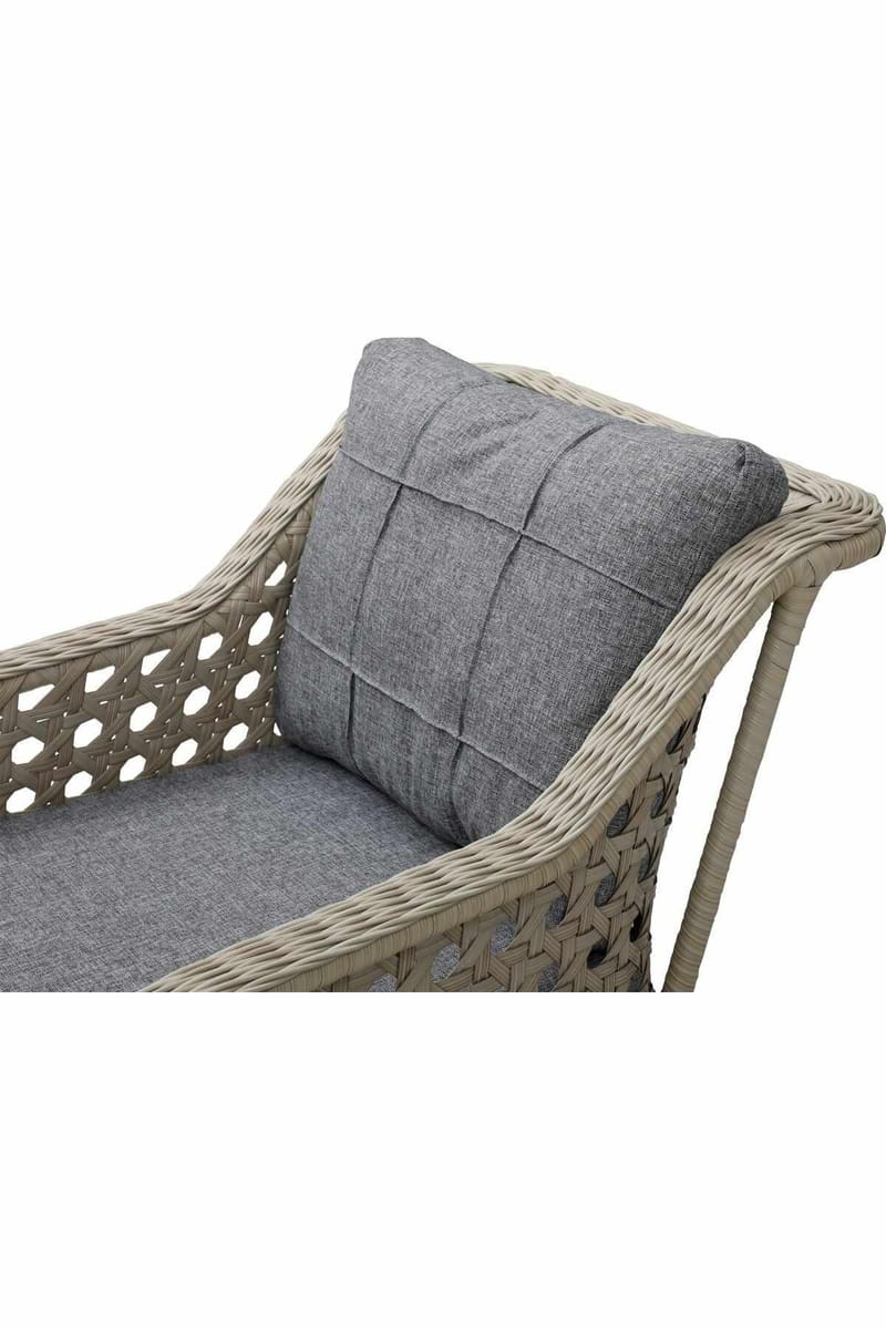Garden Lounge Set Atelier Del Sofa Rondi (175 x 78 x 60 cm) Tummanharmaa hunaja - Tummanharmaa, hunaja - Puutarhakalusteet - Parveke - Parvekekalusteet - Parvekesetti