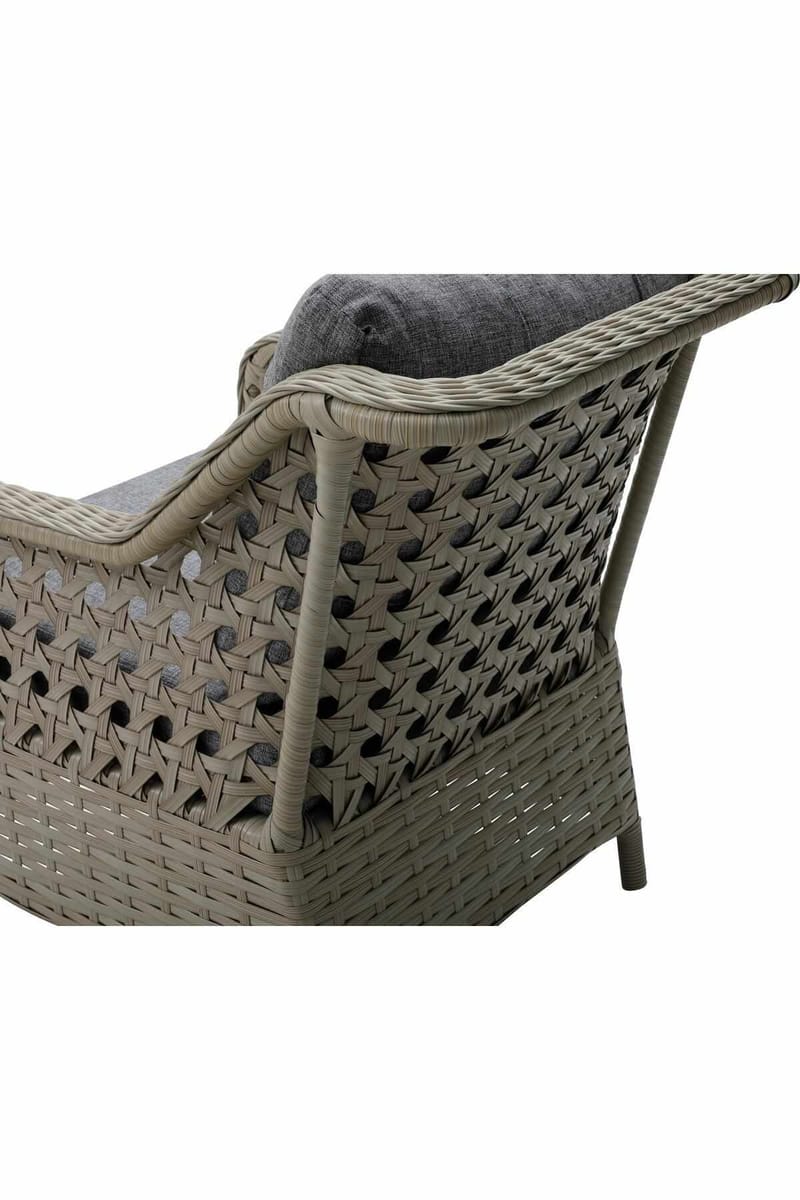 Garden Lounge Set Atelier Del Sofa Rondi (175 x 78 x 60 cm) Tummanharmaa hunaja - Tummanharmaa, hunaja - Puutarhakalusteet - Parveke - Parvekekalusteet - Parvekesetti