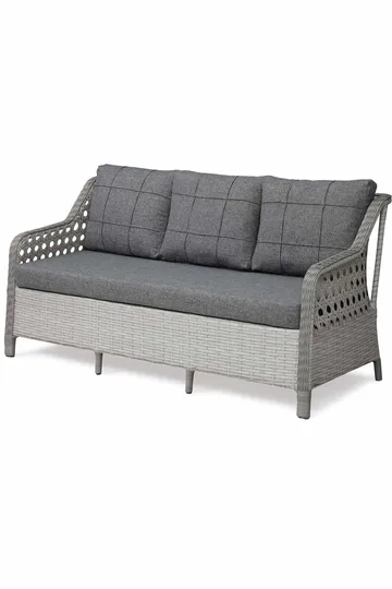 Garden Lounge Set Atelier Del Sofa Rondi (175 x 78 x 60 cm) Tummanharmaa vaaleanharmaa - Tummanharmaa vaaleanharmaa - Puutarhakalusteet - Parveke - Parvekekalusteet - Parvekesetti