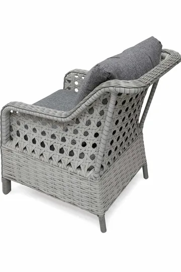 Garden Lounge Set Atelier Del Sofa Rondi (175 x 78 x 60 cm) Tummanharmaa vaaleanharmaa - Tummanharmaa vaaleanharmaa - Puutarhakalusteet - Parveke - Parvekekalusteet - Parvekesetti