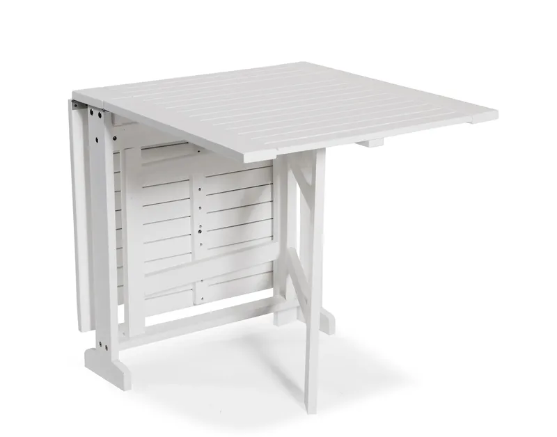 Jatkopöytä Hillerstorp Åre 70 x 16/76/136 cm, Valkoinen