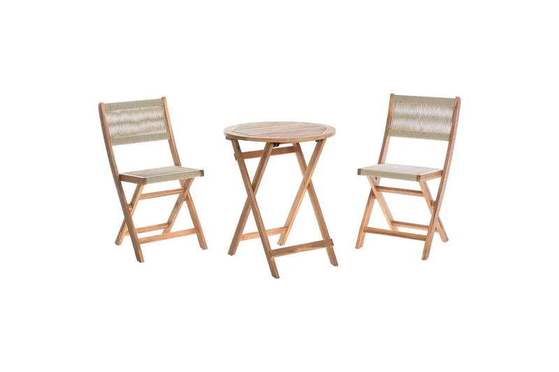 Kahvilaryhmä Prossedi, Beige, Vaalea puu