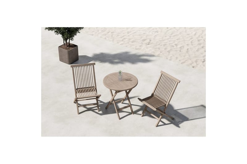 Kahvilasetti Kenya 70x75, Kenya - Valkorapattu - Puutarhakalusteet - Parveke - Parvekekalusteet - Parvekesetti