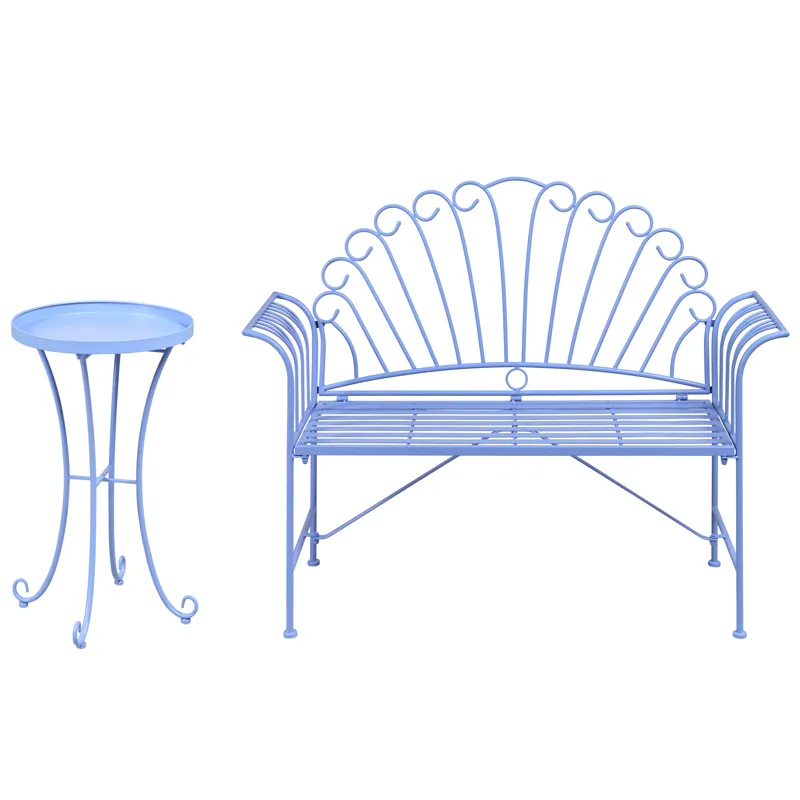 Kahvilasetti ulos Cavinia Rauta, Sininen