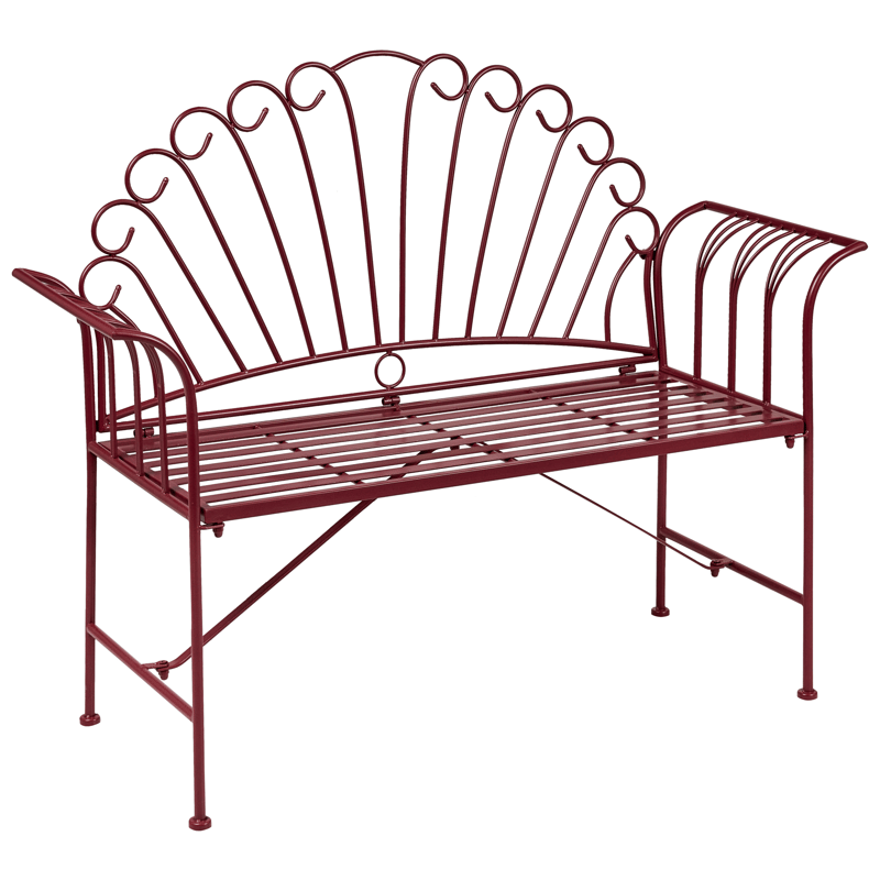 Kahvilasetti ulos Cavinia Rauta - Punainen - Puutarhakalusteet - Parveke - Parvekekalusteet - Parvekesetti