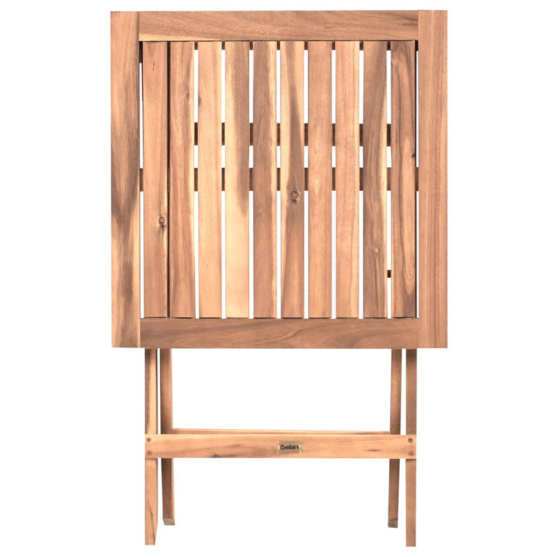 Kahvilasetti ulos Coniolo akaasiapuu - Ruskea/Musta - Puutarhakalusteet - Parveke - Parvekekalusteet - Parvekesetti