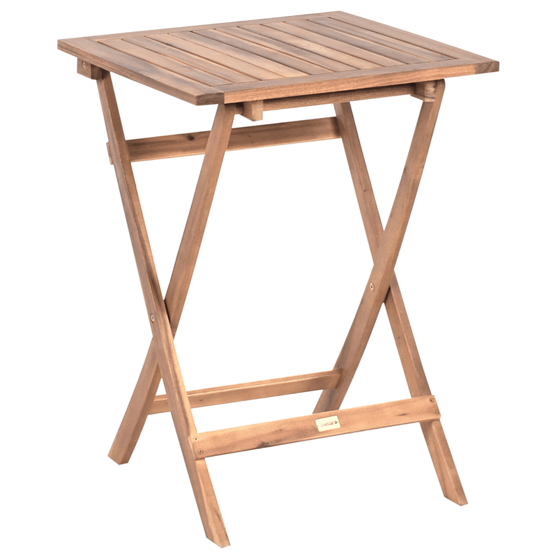 Kahvilasetti ulos Coniolo akaasiapuu - Ruskea/Musta - Puutarhakalusteet - Parveke - Parvekekalusteet - Parvekesetti