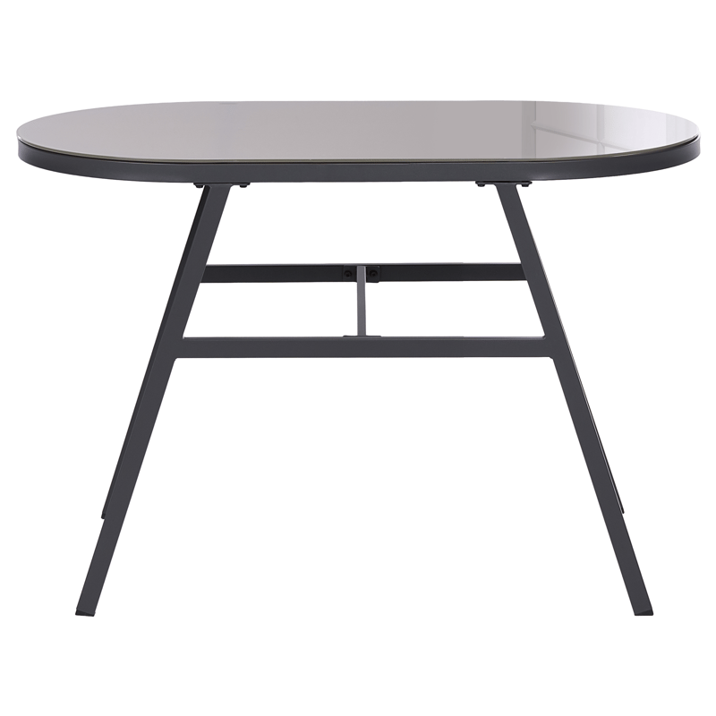 Kahvilasetti ulos Muros Teräs - Harmaa/Beige - Puutarhakalusteet - Parveke - Parvekekalusteet - Parvekesetti