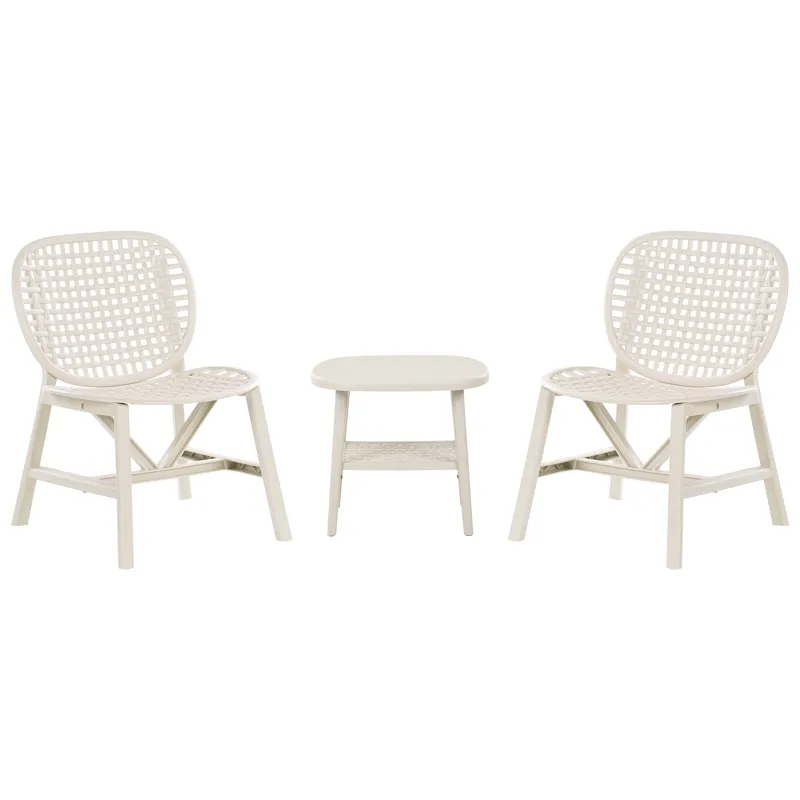 Kahvilasetti ulos Sicelle, Valkoinen