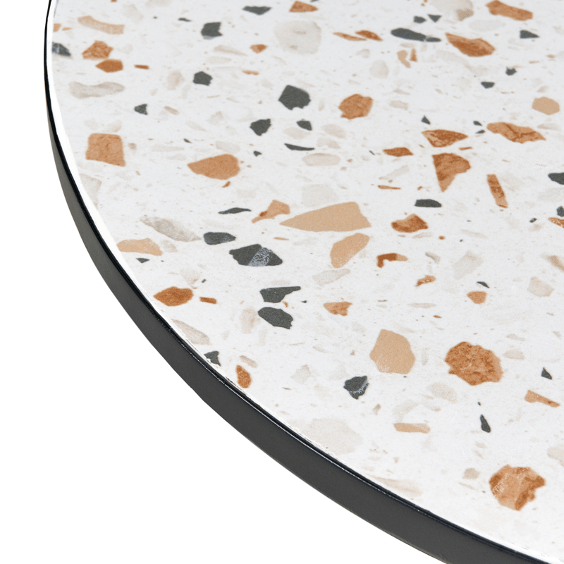 Kahvilasetti ulos taitettava Artena Rauta - Musta/Valkoinen - Puutarhakalusteet - Parveke - Parvekekalusteet - Parvekesetti