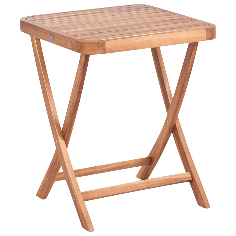 Kahvilasetti ulos taitettava Calciano akaasiapuu - Ruskea/Beige - Puutarhakalusteet - Parveke - Parvekekalusteet - Parvekesetti