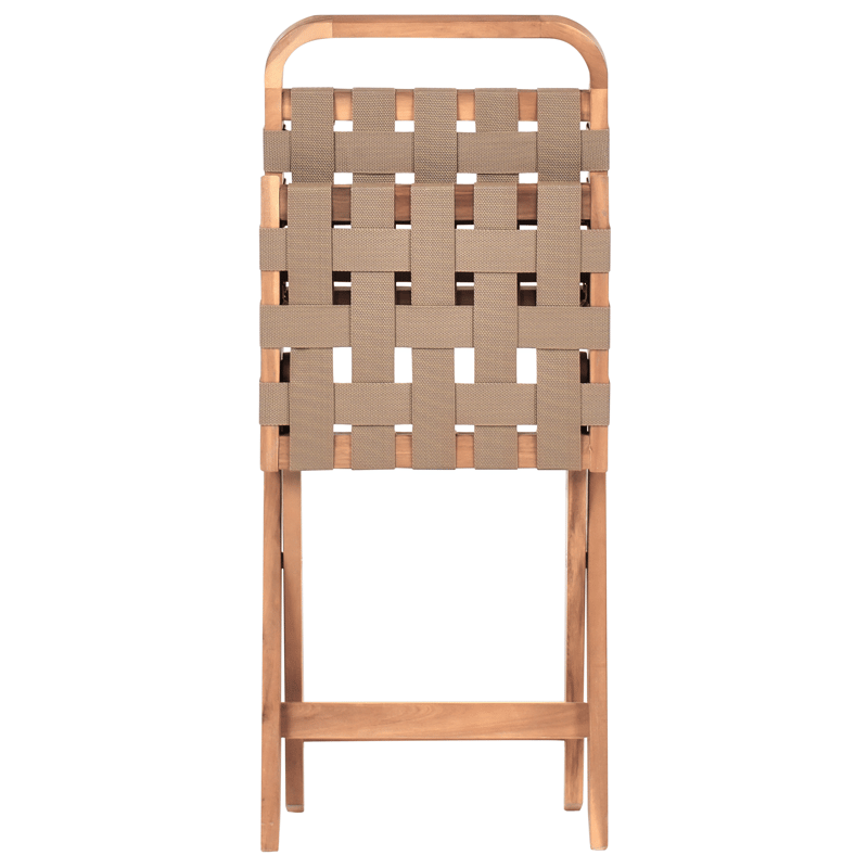 Kahvilasetti ulos taitettava Calciano akaasiapuu - Ruskea/Beige - Puutarhakalusteet - Parveke - Parvekekalusteet - Parvekesetti