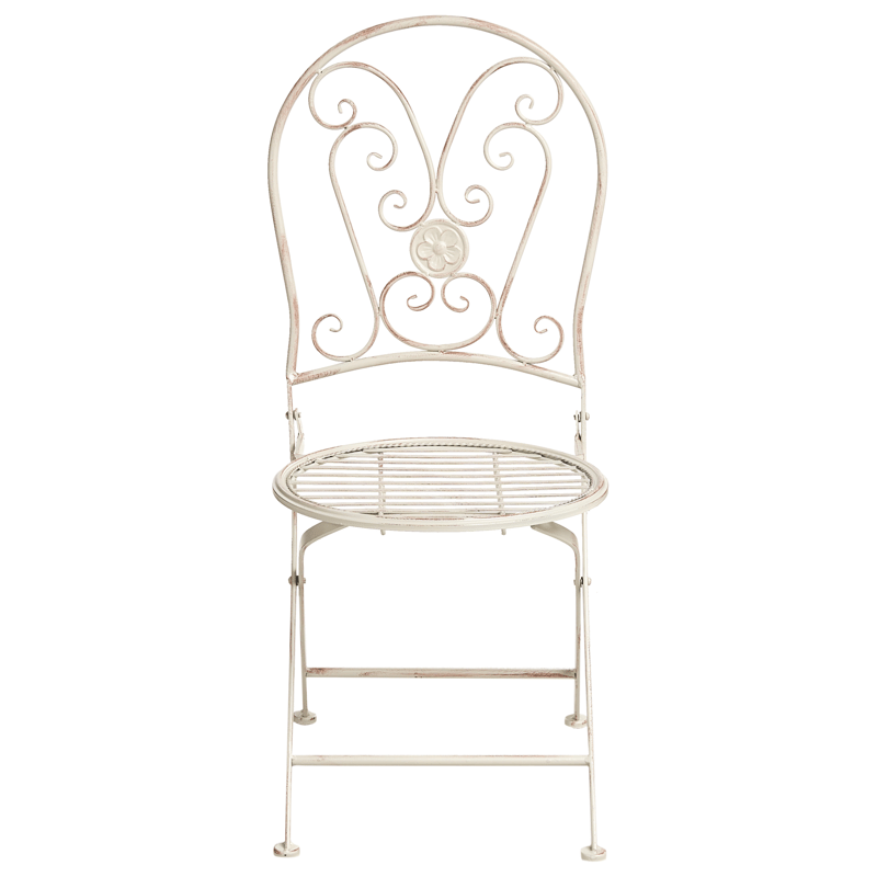 Kahvilasetti ulos taitettava Coggia Rauta - Beige - Puutarhakalusteet - Parveke - Parvekekalusteet - Parvekesetti