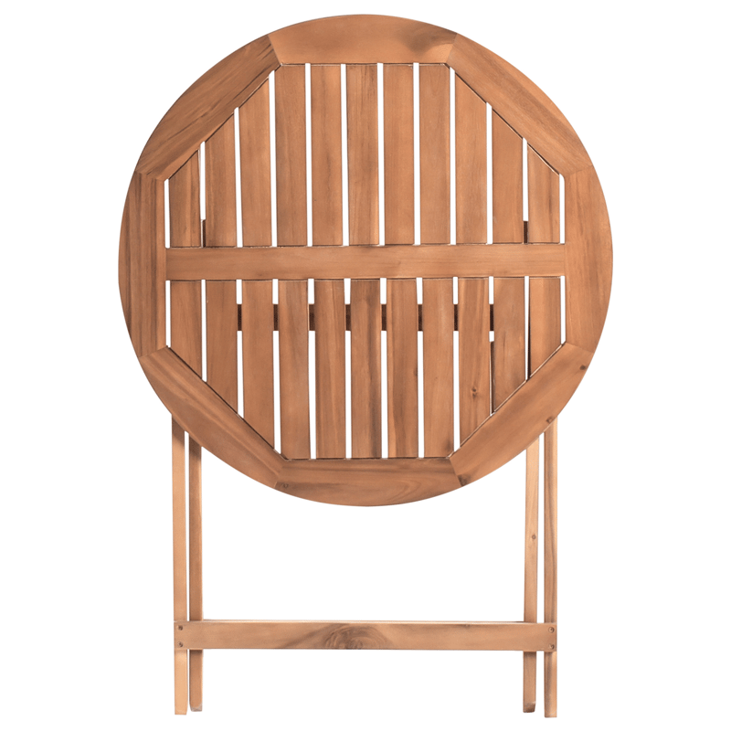 Kahvilasetti ulos taitettava Febbio akaasiapuu - Ruskea - Puutarhakalusteet - Parveke - Parvekekalusteet - Parvekesetti