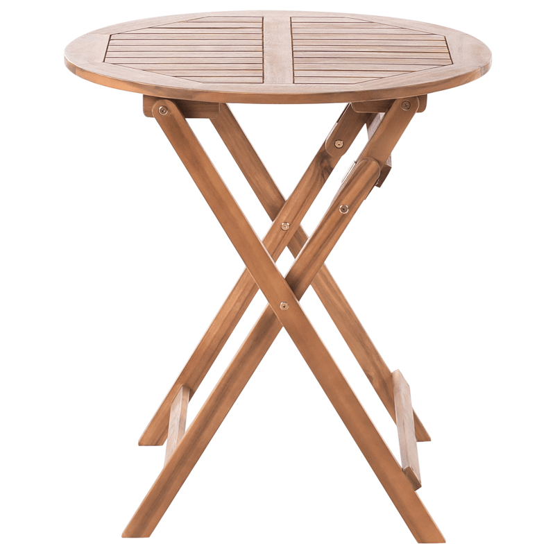 Kahvilasetti ulos taitettava Febbio akaasiapuu - Ruskea - Puutarhakalusteet - Parveke - Parvekekalusteet - Parvekesetti