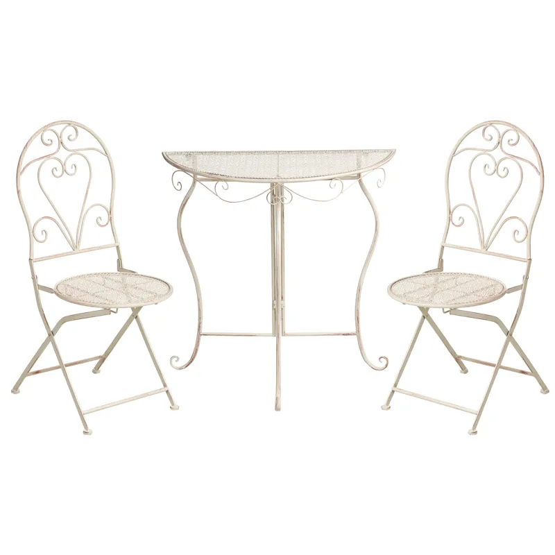 Kahvilasetti ulos taitettava Folelli Rauta, Beige