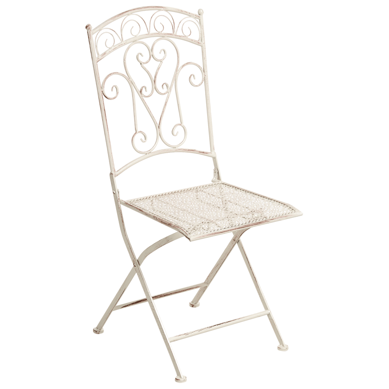 Kahvilasetti ulos taitettava Juina Rauta - Beige - Puutarhakalusteet - Parveke - Parvekekalusteet - Parvekesetti