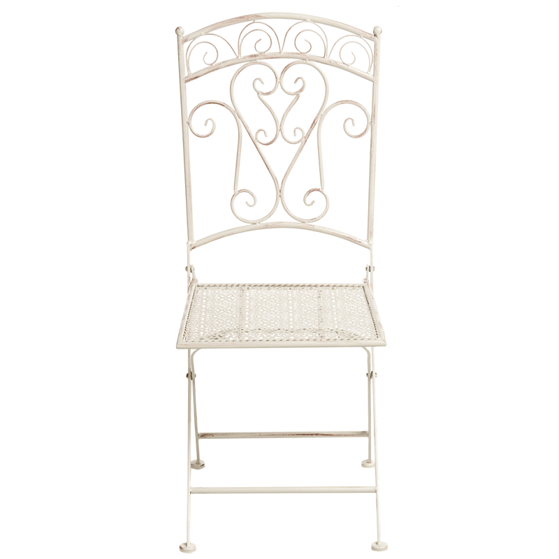 Kahvilasetti ulos taitettava Juina Rauta - Beige - Puutarhakalusteet - Parveke - Parvekekalusteet - Parvekesetti