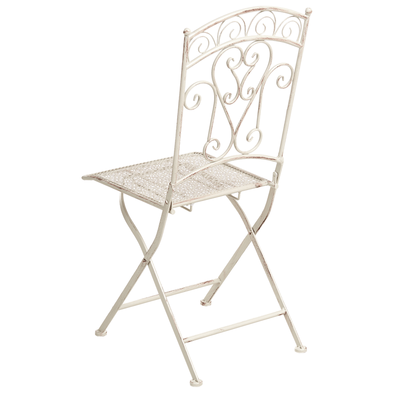 Kahvilasetti ulos taitettava Juina Rauta - Beige - Puutarhakalusteet - Parveke - Parvekekalusteet - Parvekesetti