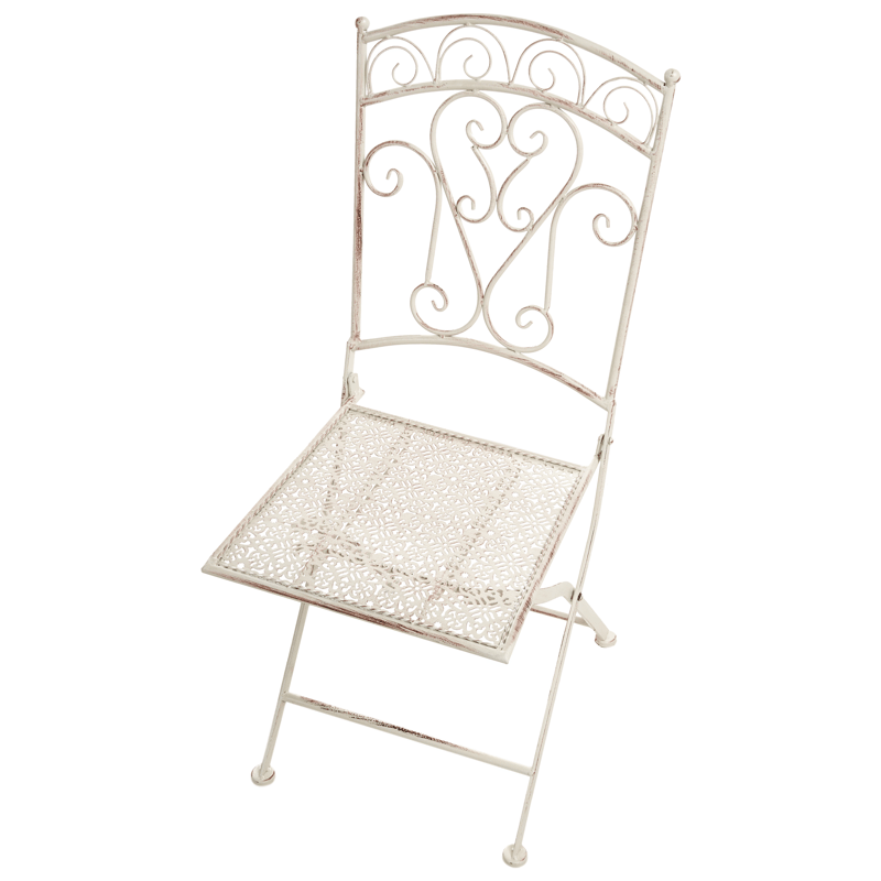 Kahvilasetti ulos taitettava Juina Rauta - Beige - Puutarhakalusteet - Parveke - Parvekekalusteet - Parvekesetti