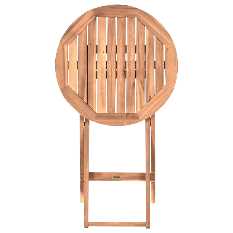 Kahvilasetti ulos taitettava Sacile akaasiapuu - Ruskea - Puutarhakalusteet - Parveke - Parvekekalusteet - Parvekesetti