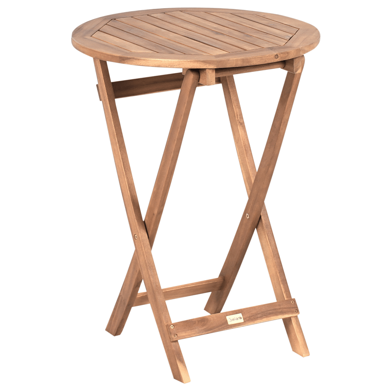 Kahvilasetti ulos taitettava Sacile akaasiapuu - Ruskea - Puutarhakalusteet - Parveke - Parvekekalusteet - Parvekesetti