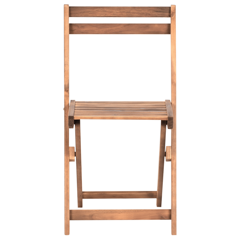 Kahvilasetti ulos taitettava Sacile akaasiapuu - Ruskea - Puutarhakalusteet - Parveke - Parvekekalusteet - Parvekesetti