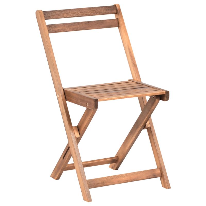 Kahvilasetti ulos taitettava Sacile akaasiapuu - Ruskea - Puutarhakalusteet - Parveke - Parvekekalusteet - Parvekesetti