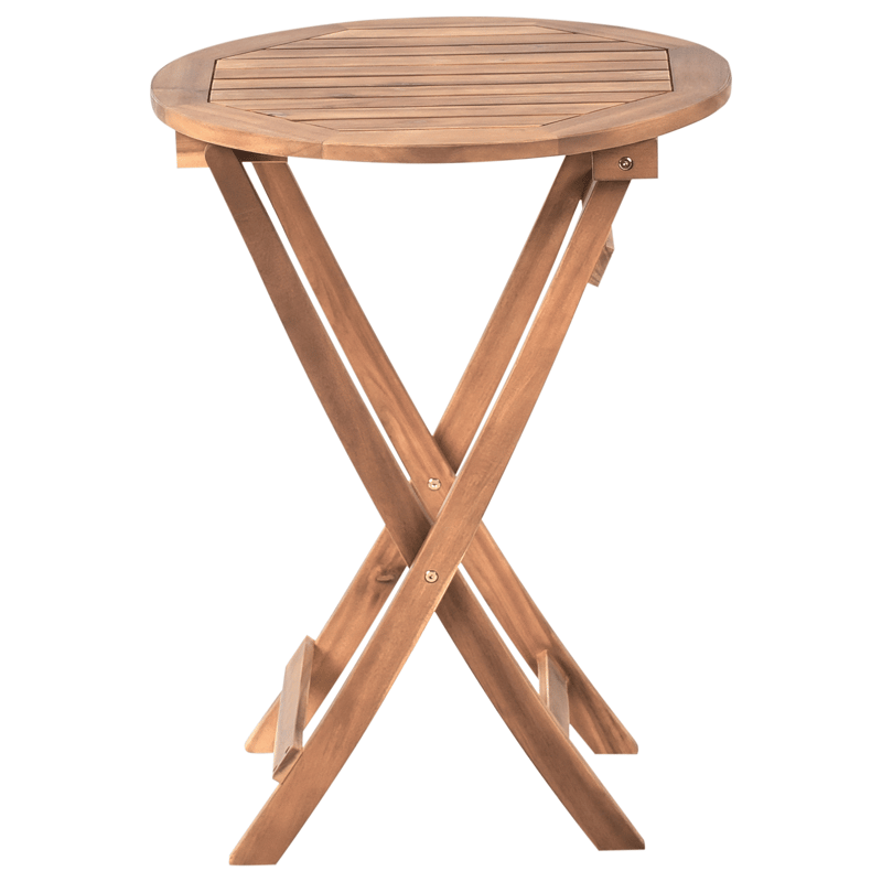 Kahvilasetti ulos taitettava Sacile akaasiapuu - Ruskea - Puutarhakalusteet - Parveke - Parvekekalusteet - Parvekesetti