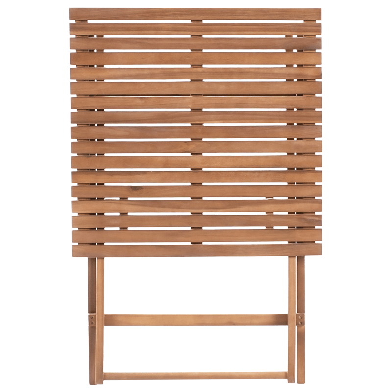 Kahvilasetti ulos taitettava Solarolo akaasiapuu - Ruskea - Puutarhakalusteet - Parveke - Parvekekalusteet - Parvekesetti