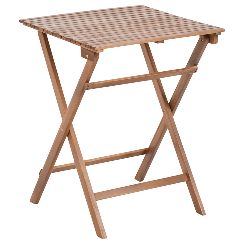 Kahvilasetti ulos taitettava Solarolo akaasiapuu - Ruskea - Puutarhakalusteet - Parveke - Parvekekalusteet - Parvekesetti