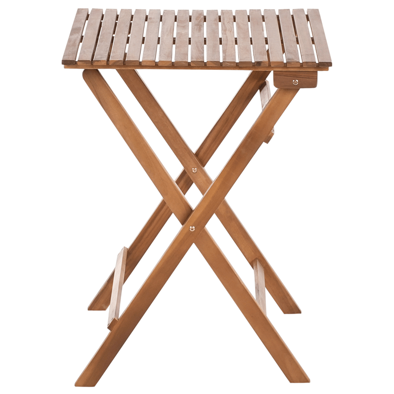 Kahvilasetti ulos taitettava Solarolo akaasiapuu - Ruskea - Puutarhakalusteet - Parveke - Parvekekalusteet - Parvekesetti