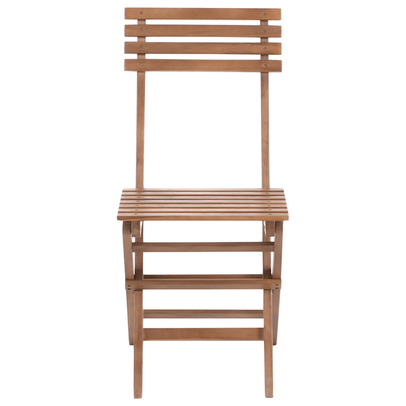 Kahvilasetti ulos taitettava Solarolo akaasiapuu - Ruskea - Puutarhakalusteet - Parveke - Parvekekalusteet - Parvekesetti