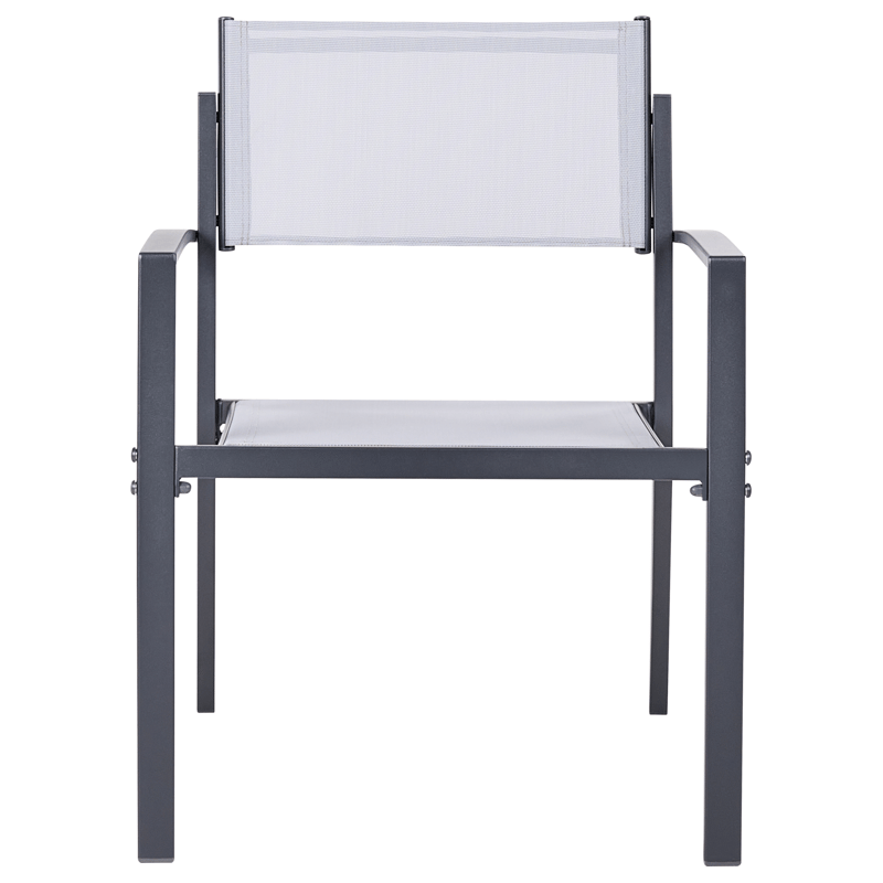 Kahvilasetti ulos Tavoleto Teräs - Harmaa - Puutarhakalusteet - Parveke - Parvekekalusteet - Parvekesetti