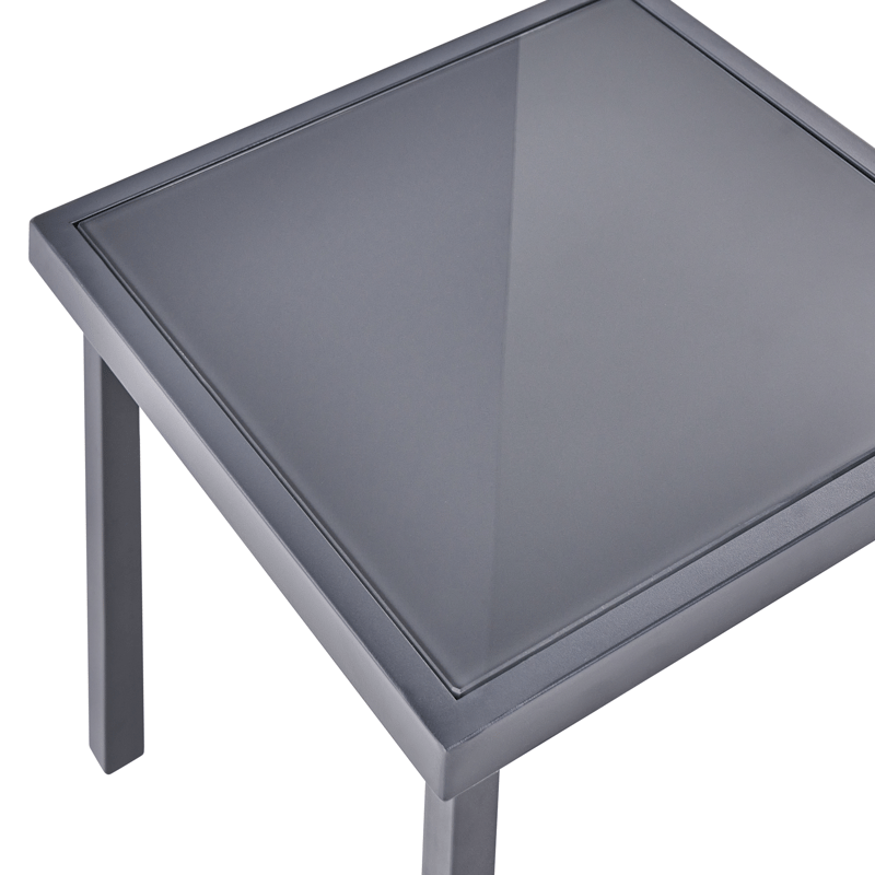 Kahvilasetti ulos Tavoleto Teräs - Tummanharmaa - Puutarhakalusteet - Parveke - Parvekekalusteet - Parvekesetti