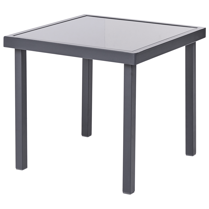 Kahvilasetti ulos Tavoleto Teräs - Tummanharmaa - Puutarhakalusteet - Parveke - Parvekekalusteet - Parvekesetti