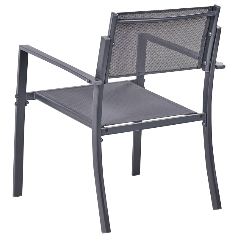 Kahvilasetti ulos Tavoleto Teräs - Tummanharmaa - Puutarhakalusteet - Parveke - Parvekekalusteet - Parvekesetti