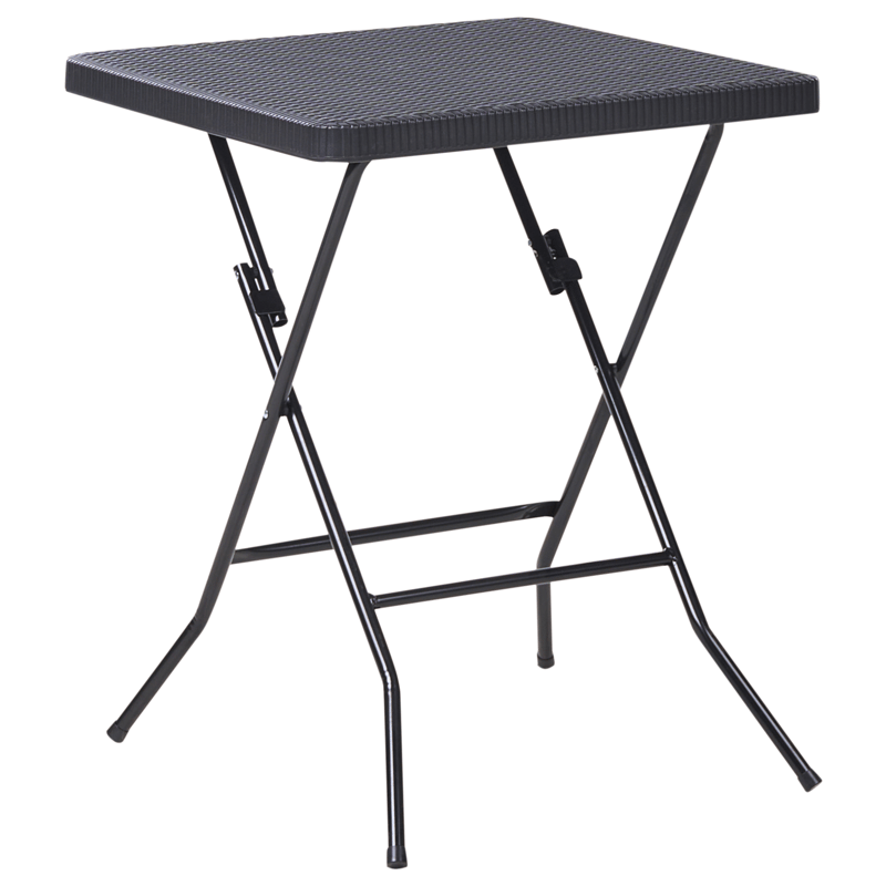 Kahvilasetti ulos Trappeto - Musta - Puutarhakalusteet - Parveke - Parvekekalusteet - Parvekesetti