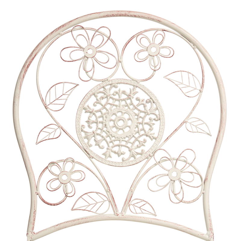 Kahvilasetti ulos Yaviza Rauta - Beige - Puutarhakalusteet - Parveke - Parvekekalusteet - Parvekesetti