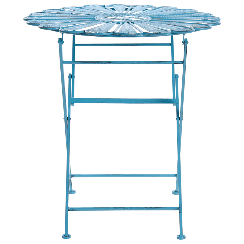 Kahvilasetti ulos penkillä Pavia Rauta - Sininen - Puutarhakalusteet - Parveke - Parvekekalusteet - Parvekesetti